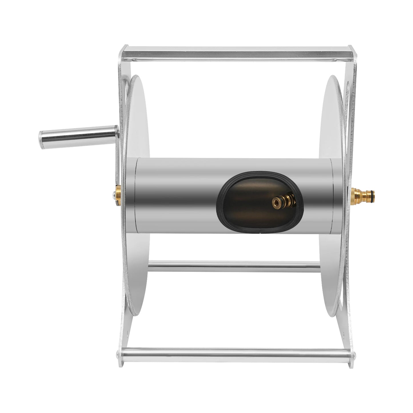 Heavy-Duty Water Hose Reel For Garden With Handle Fittings