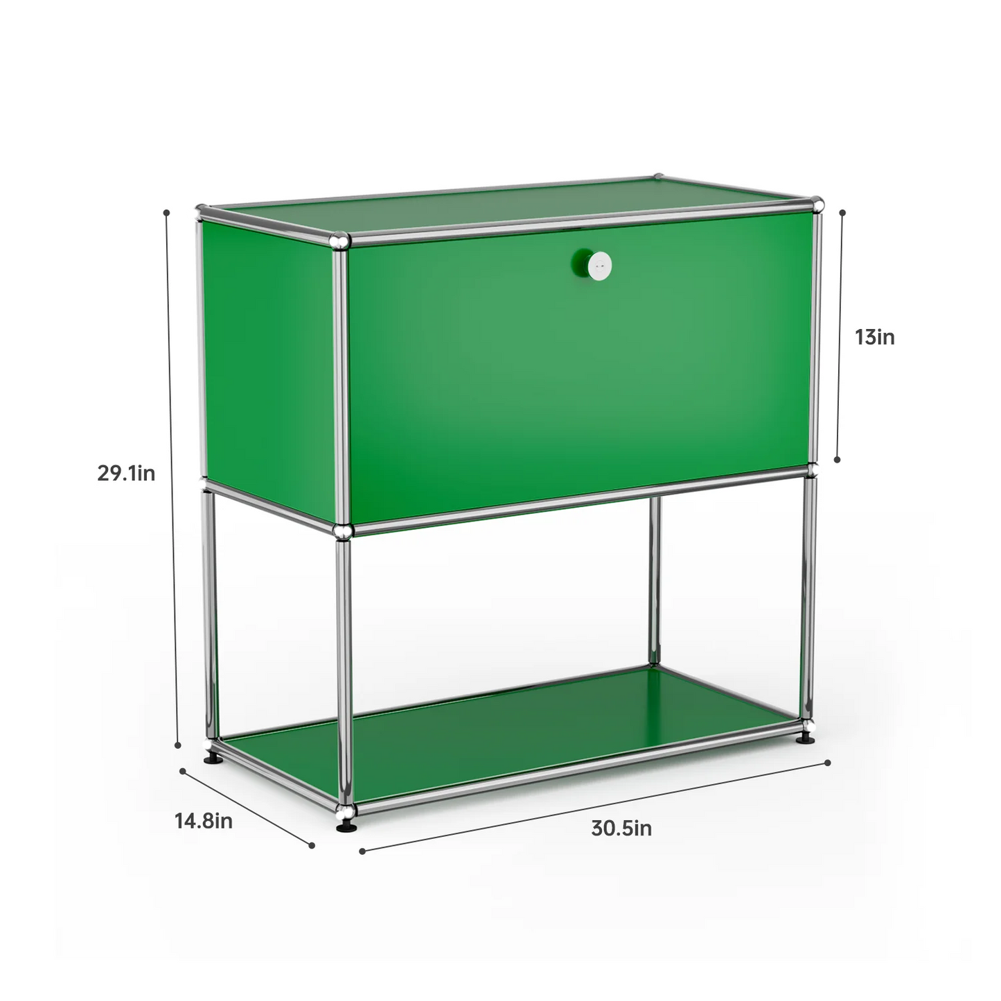 Furgle Modular Metal Storage Cabinet Freestanding Sideboard Organizer