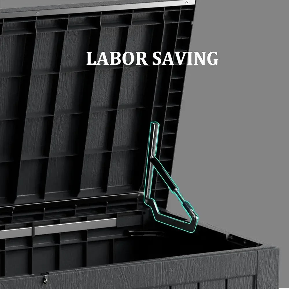 Waterproof UV Resistant Outdoor Storage Box for Deck and Pool