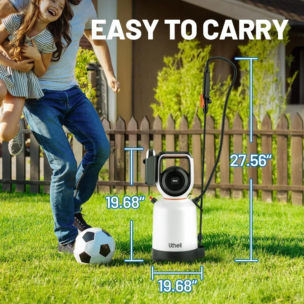 Cordless Garden Sprayer 20V With Intelligent Pump Pressure Control