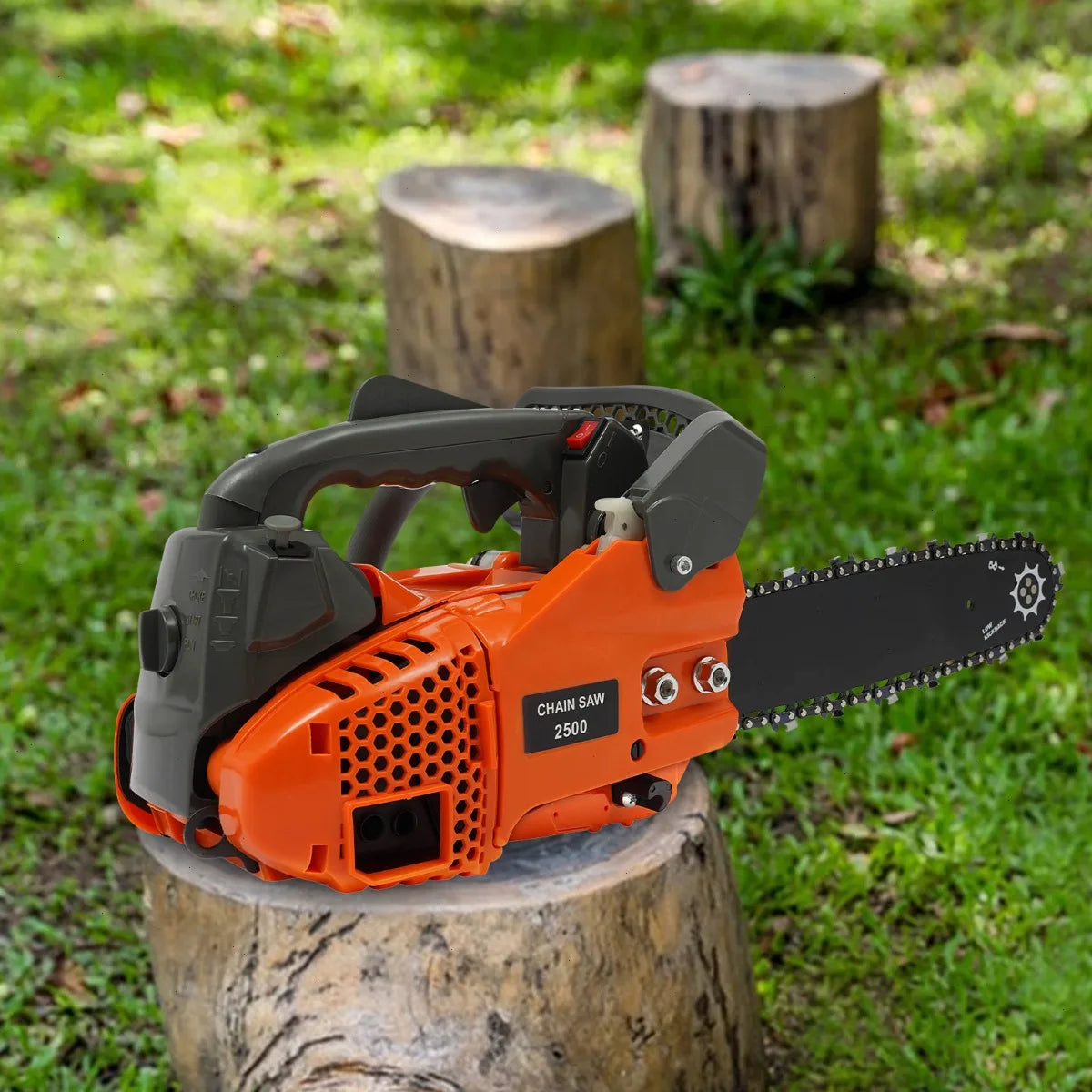 Bymaocar Gas Chainsaw 25.4CC 2 Stroke Top Handle Lightweight