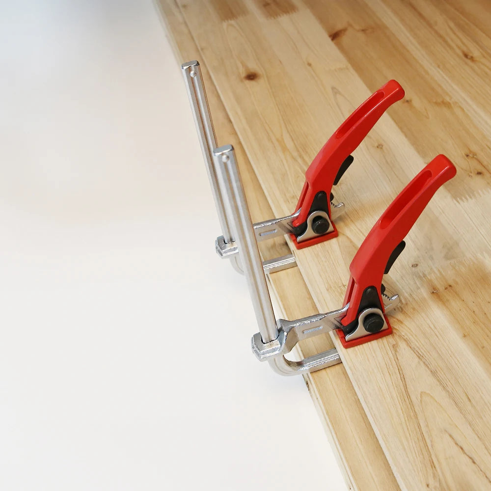 Allsome Alloy Steel Quick Ratchet Track Saw Guide Rail Clamp