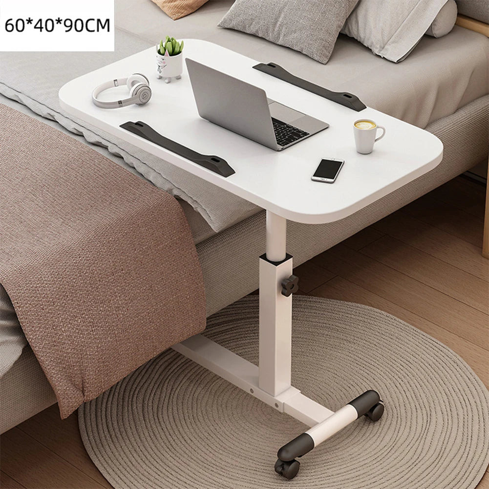 TWISTER.CK Overbed Table Adjustable Height Laptop Desk On Wheels