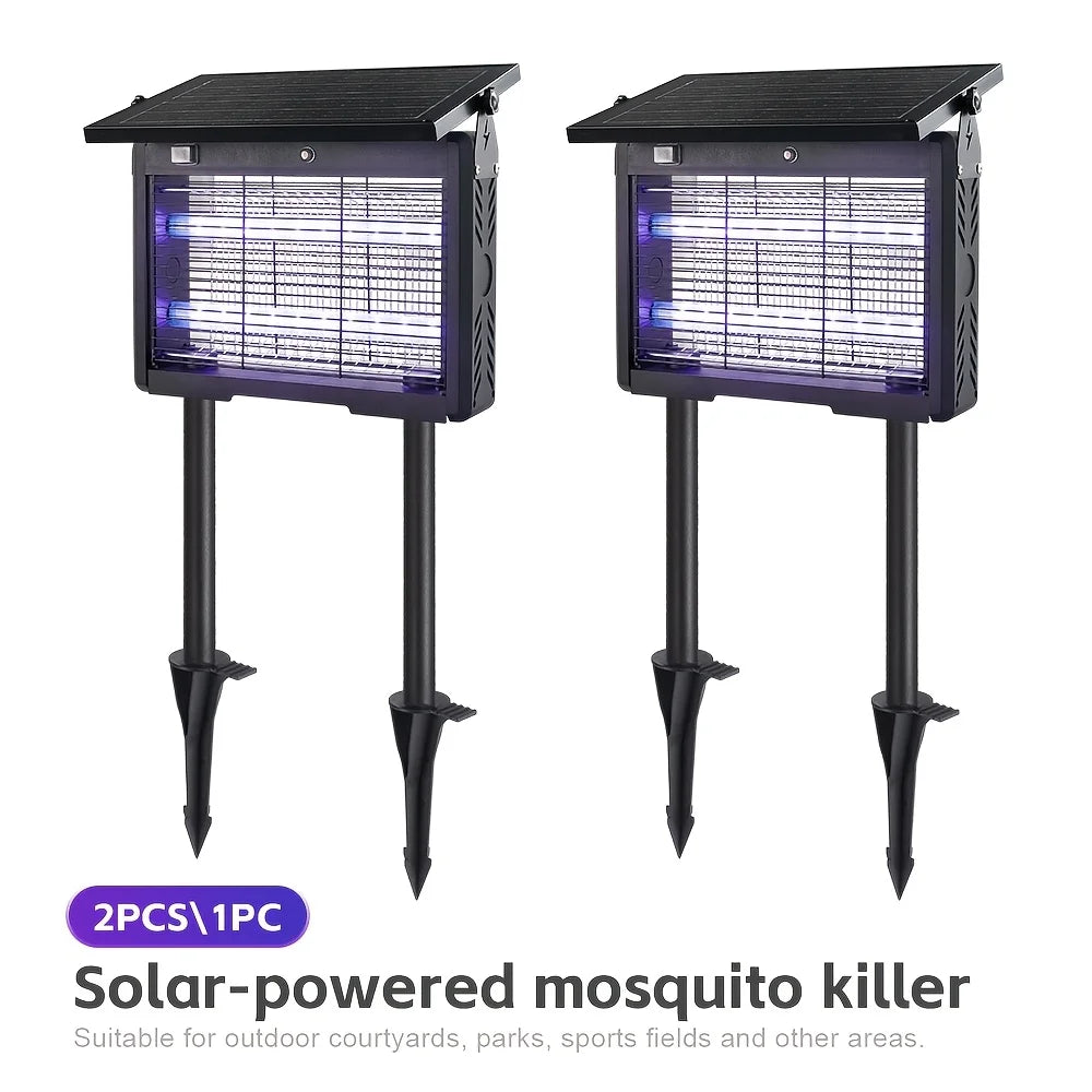 Outdoor Solar Mosquito Repellent Device And Insect Killer Lamp