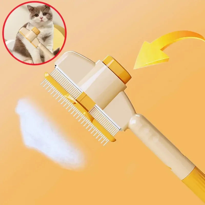 Self Cleaning Dog Comb Cat Grooming Brush for Pet Hair