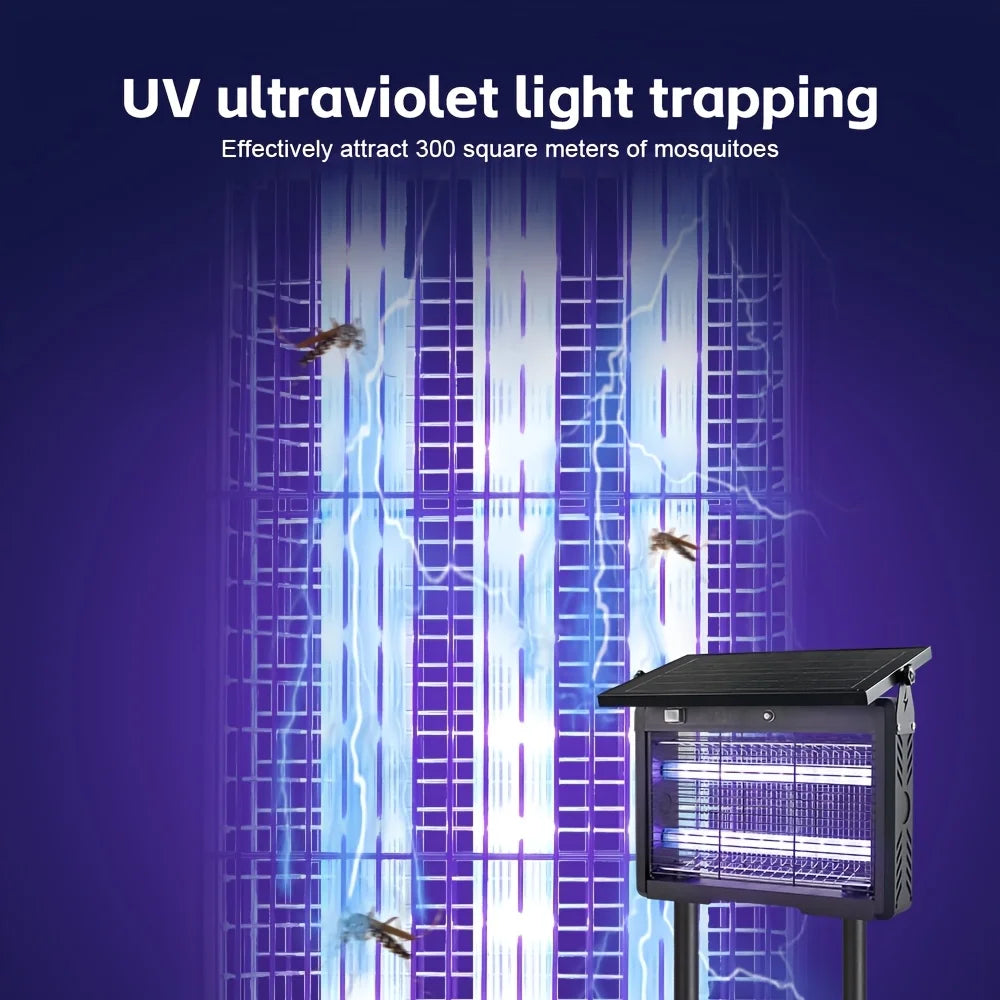 Outdoor Solar Mosquito Repellent Device And Insect Killer Lamp