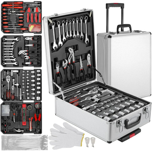 TLGREEN 799 Piece Tool Set With Trolley Case Home Repair
