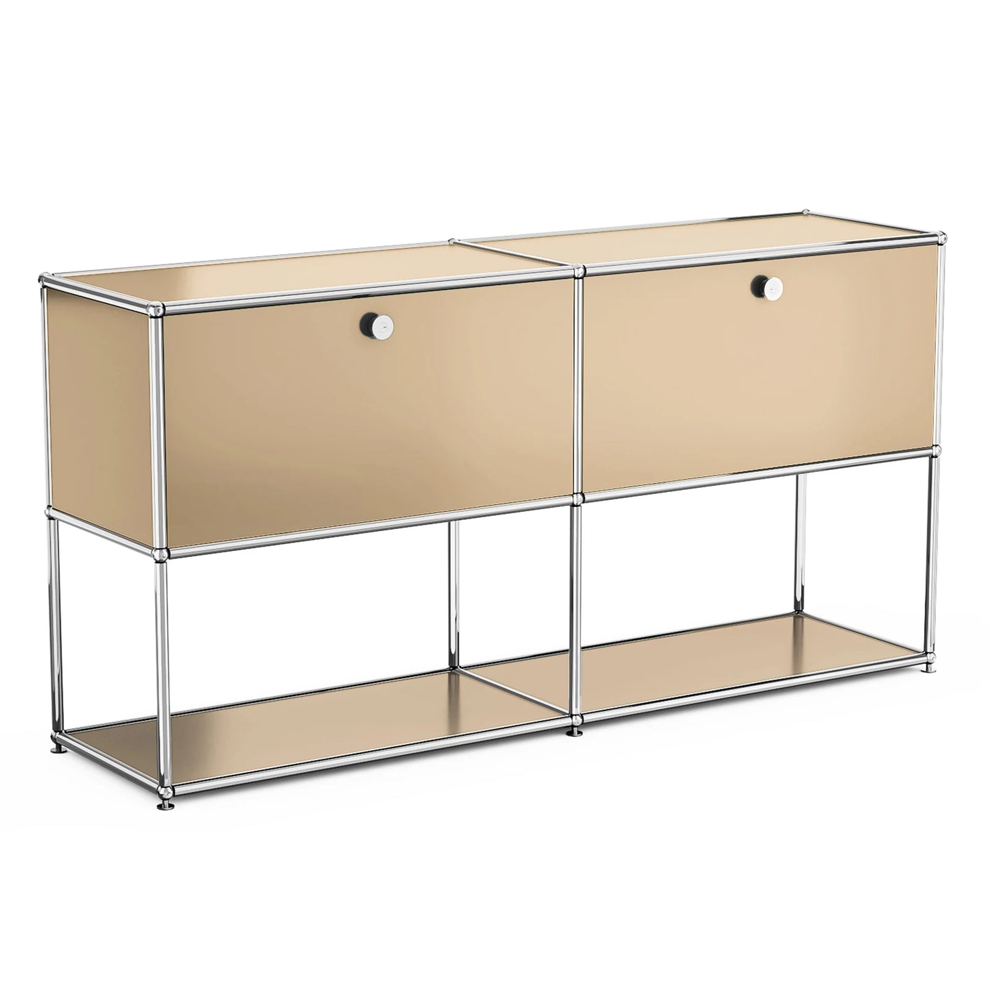 Furgle Modular Metal Storage Cabinet Freestanding Sideboard Organizer