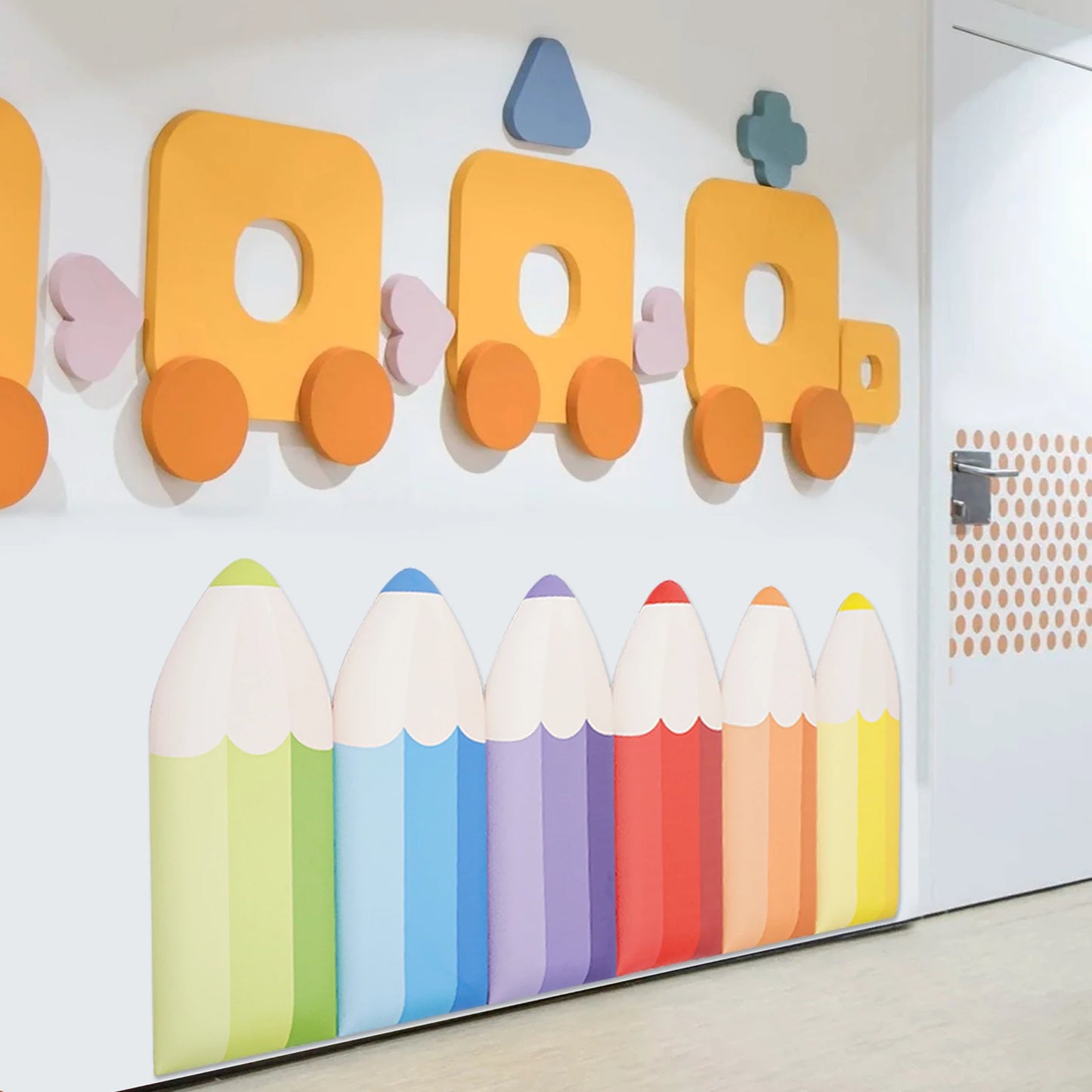 Pencil Wall Stickers Anti Collision Padding For Kids