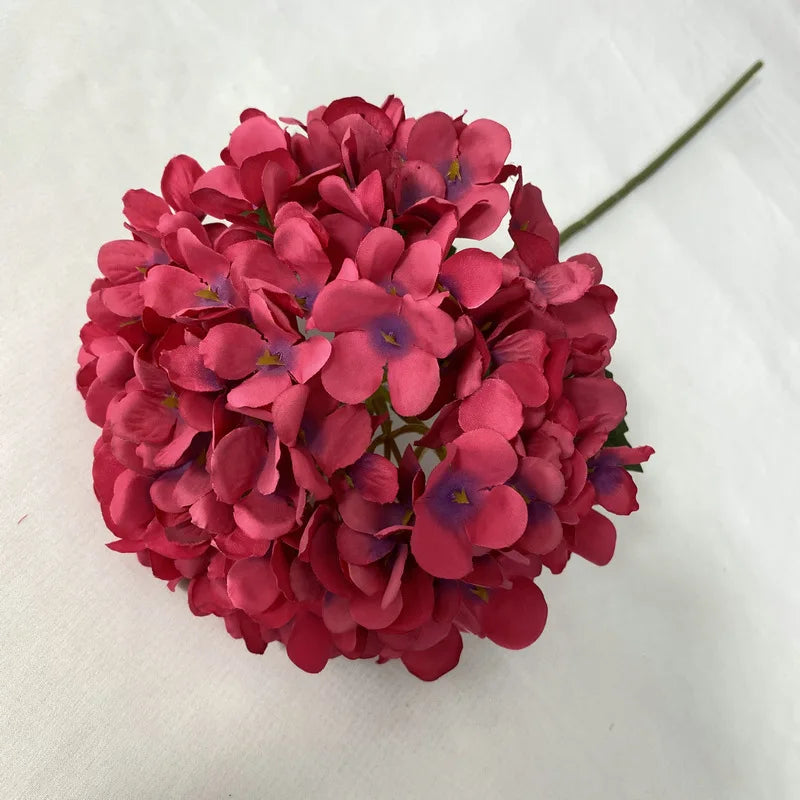 NONECN Silk Hydrangea Bouquet Artificial Flowers for Weddings and Events