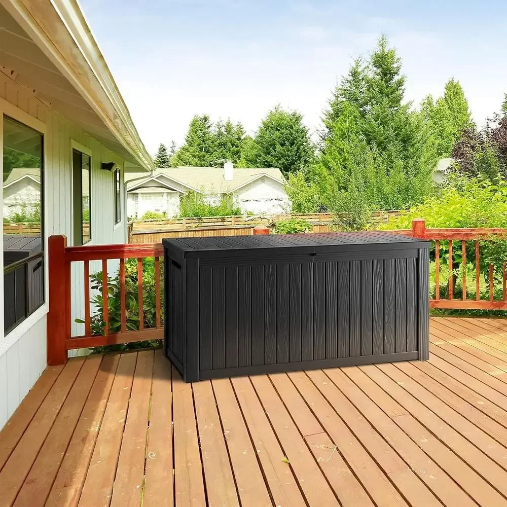Waterproof UV Resistant Outdoor Storage Box for Deck and Pool