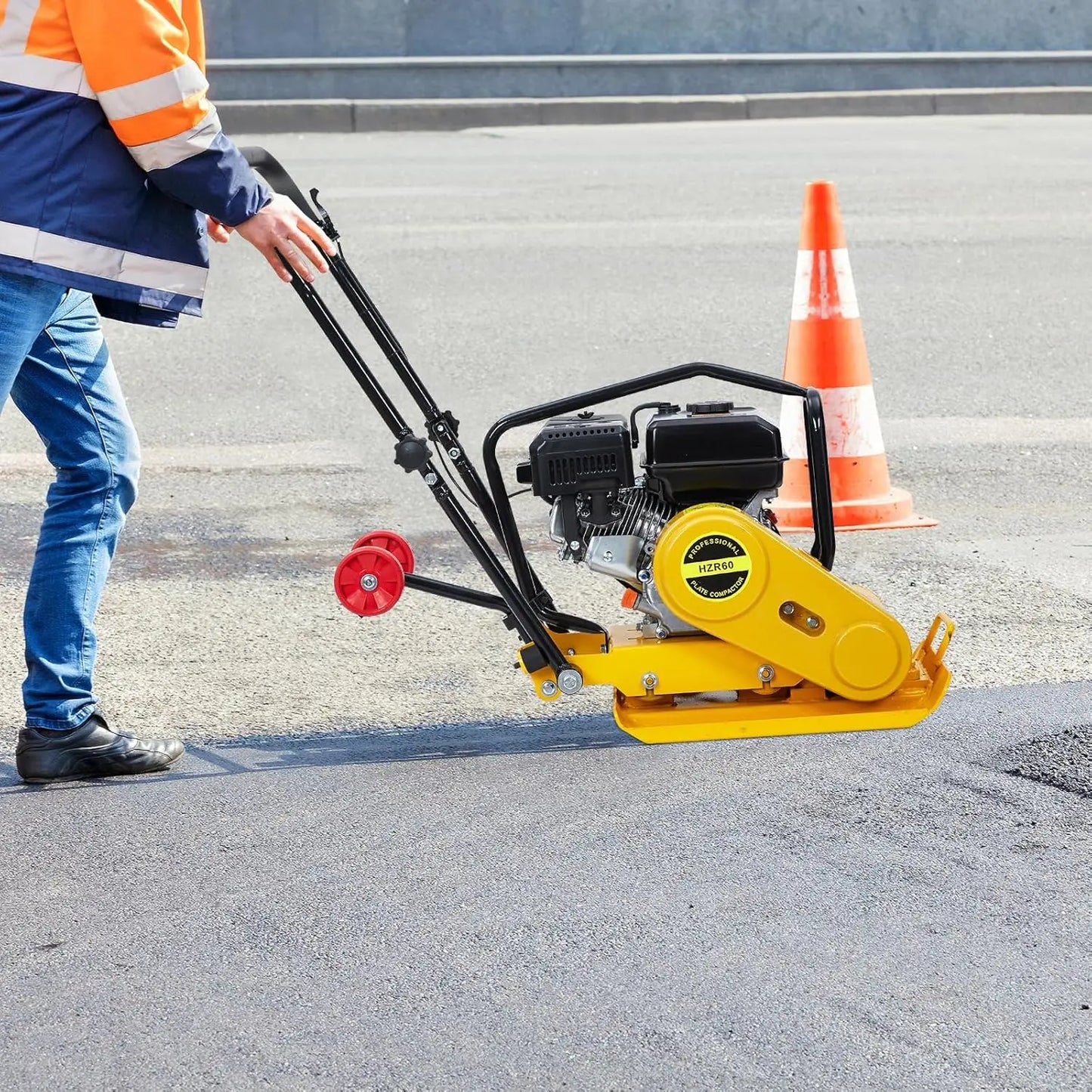 Twister.CK Plate Compactor 7HP Gas Engine 212cc 5600 VPM