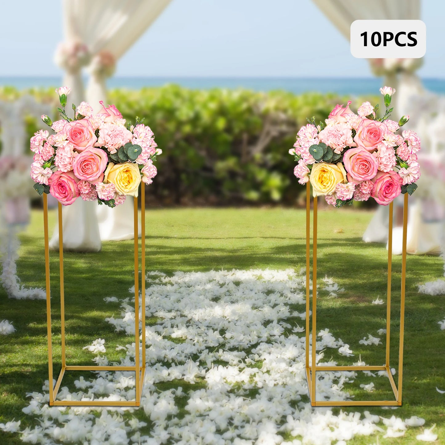 Metal Flower Rack Set For Weddings And Event Decor Accessories