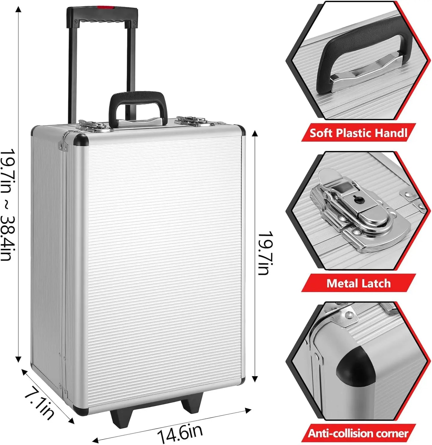 TLGREEN 799 Piece Tool Set With Trolley Case Home Repair