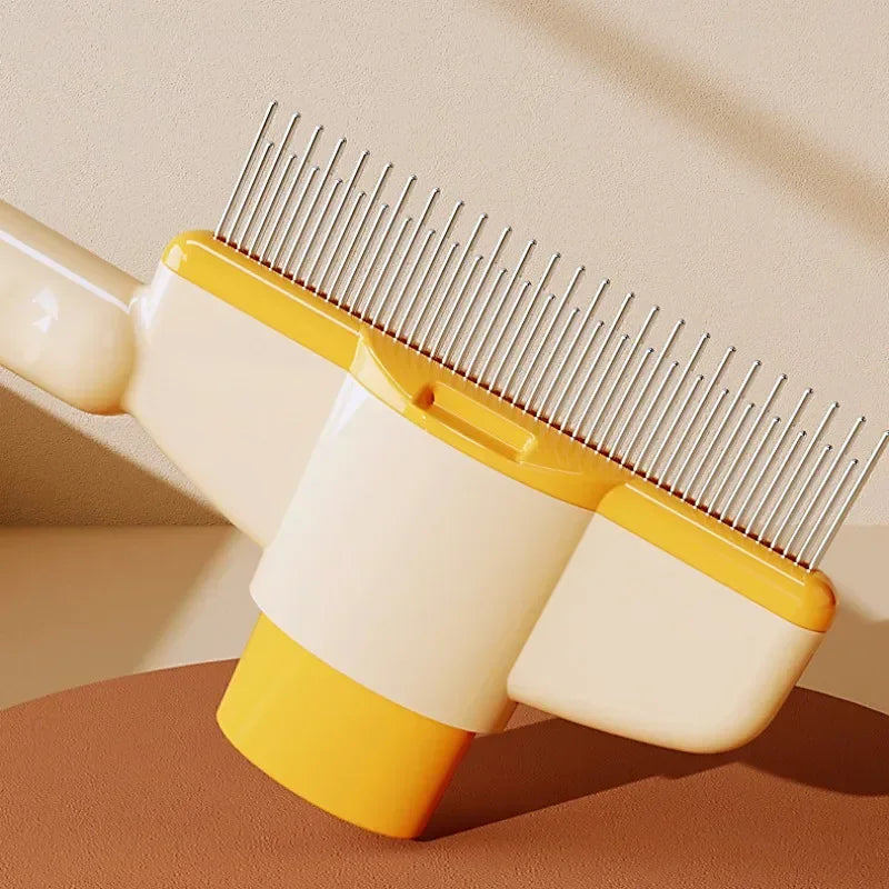 Self Cleaning Dog Comb Cat Grooming Brush for Pet Hair