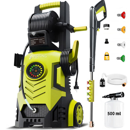 FF FOTING 5000 PSI 3.6 GPM Pressure Washer With 8 Level Touch Screen Foam Cannon