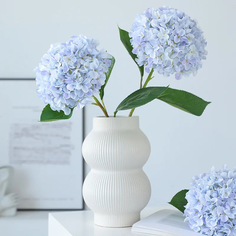 NONECN Silk Hydrangea Bouquet Artificial Flowers for Weddings and Events