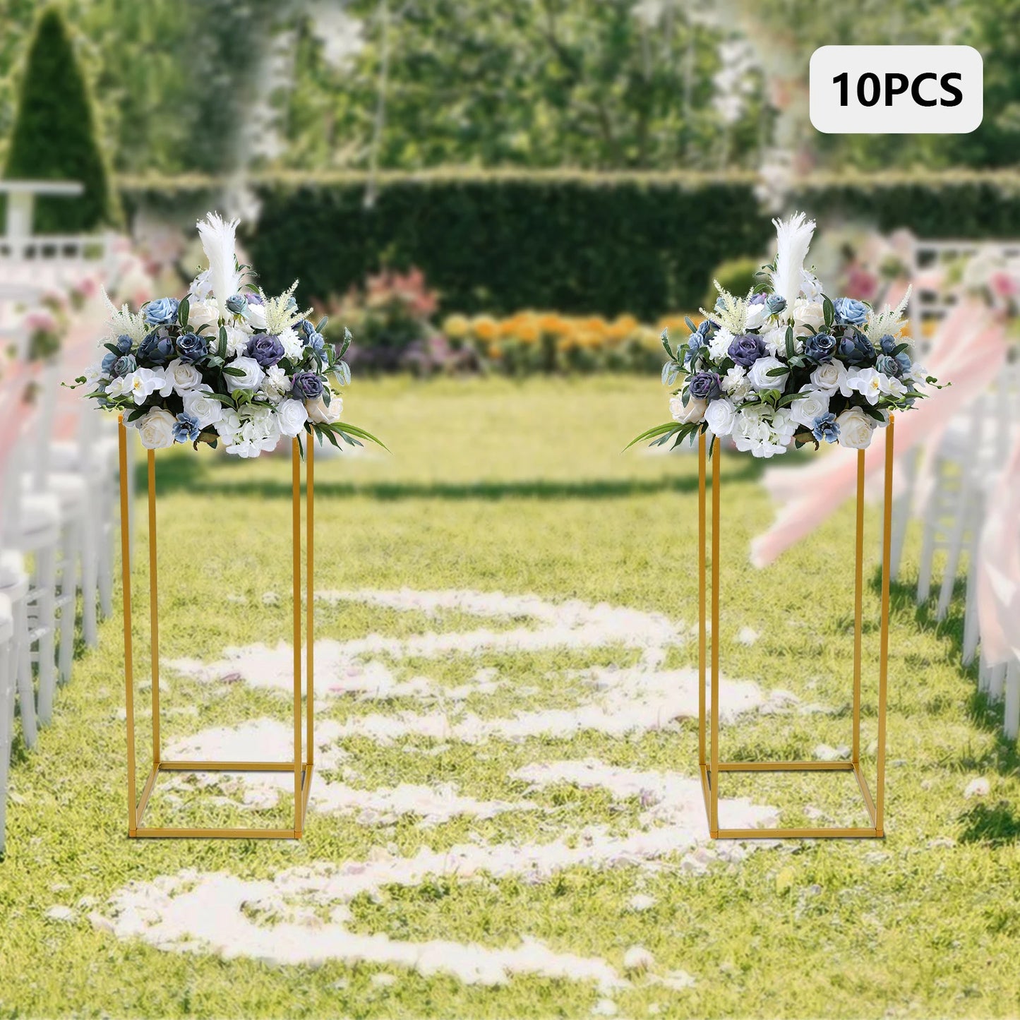 Metal Flower Rack Set For Weddings And Event Decor Accessories