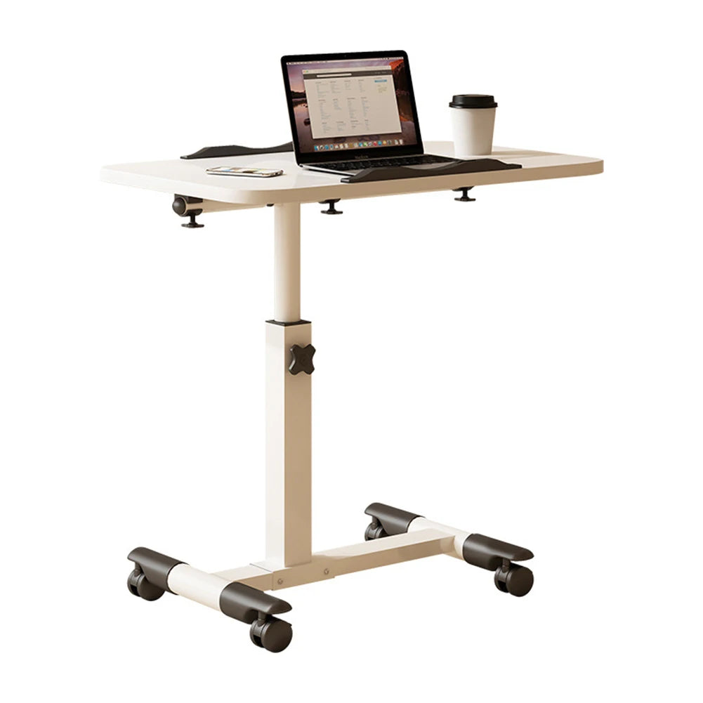 TWISTER.CK Overbed Table Adjustable Height Laptop Desk On Wheels