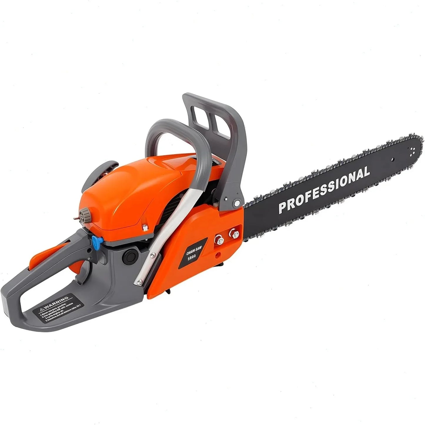 Bymaocar Gas Powered Chainsaw 58cc For Wood Cutting And Gardening