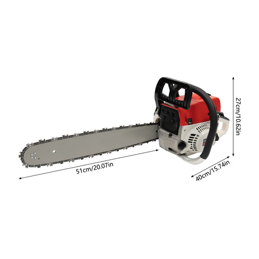 Gasoline Chainsaw 52cc Powerful Engine for Heavy Duty Cutting