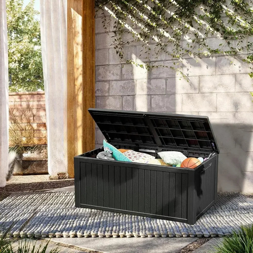 Waterproof UV Resistant Outdoor Storage Box for Deck and Pool