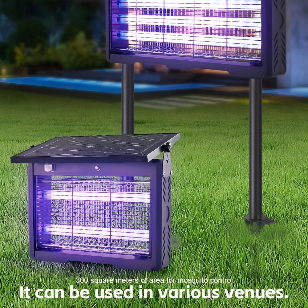 Outdoor Solar Mosquito Repellent Device And Insect Killer Lamp