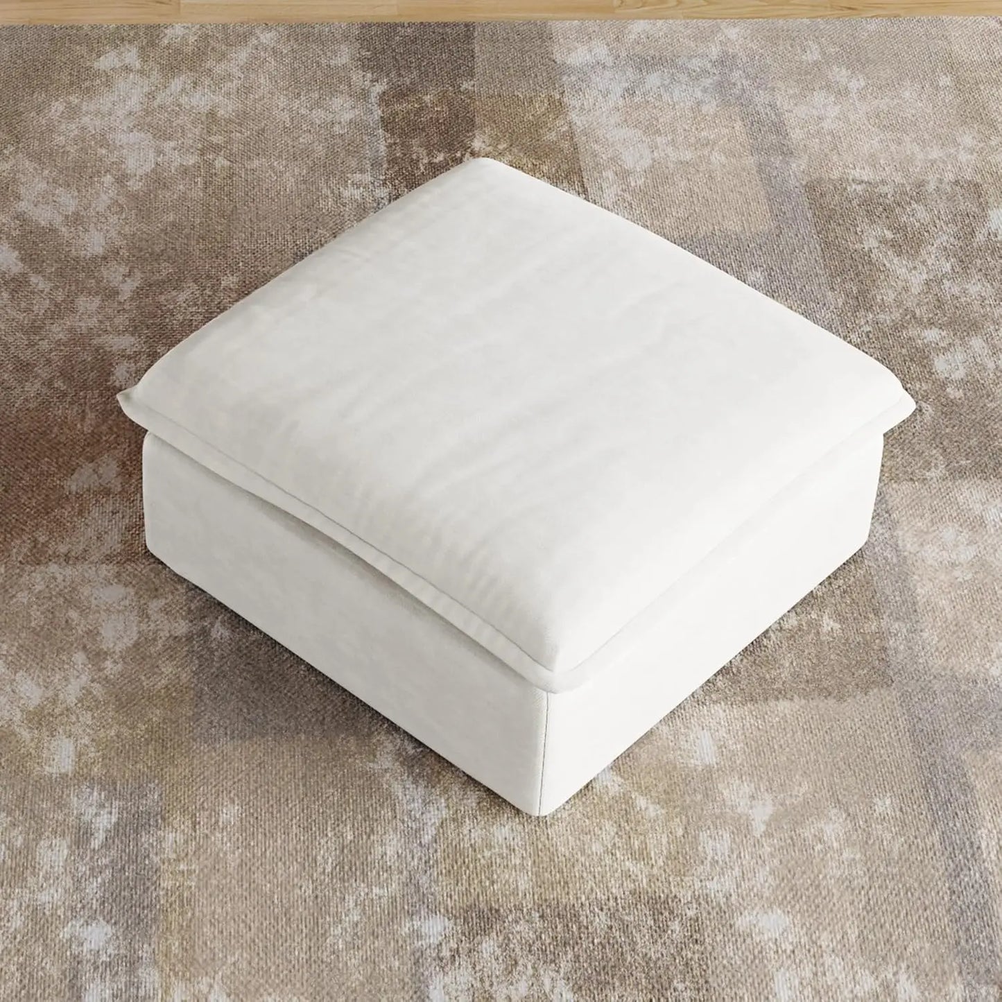 Minimalist Breathable Ottoman Module Footstool for Living Room