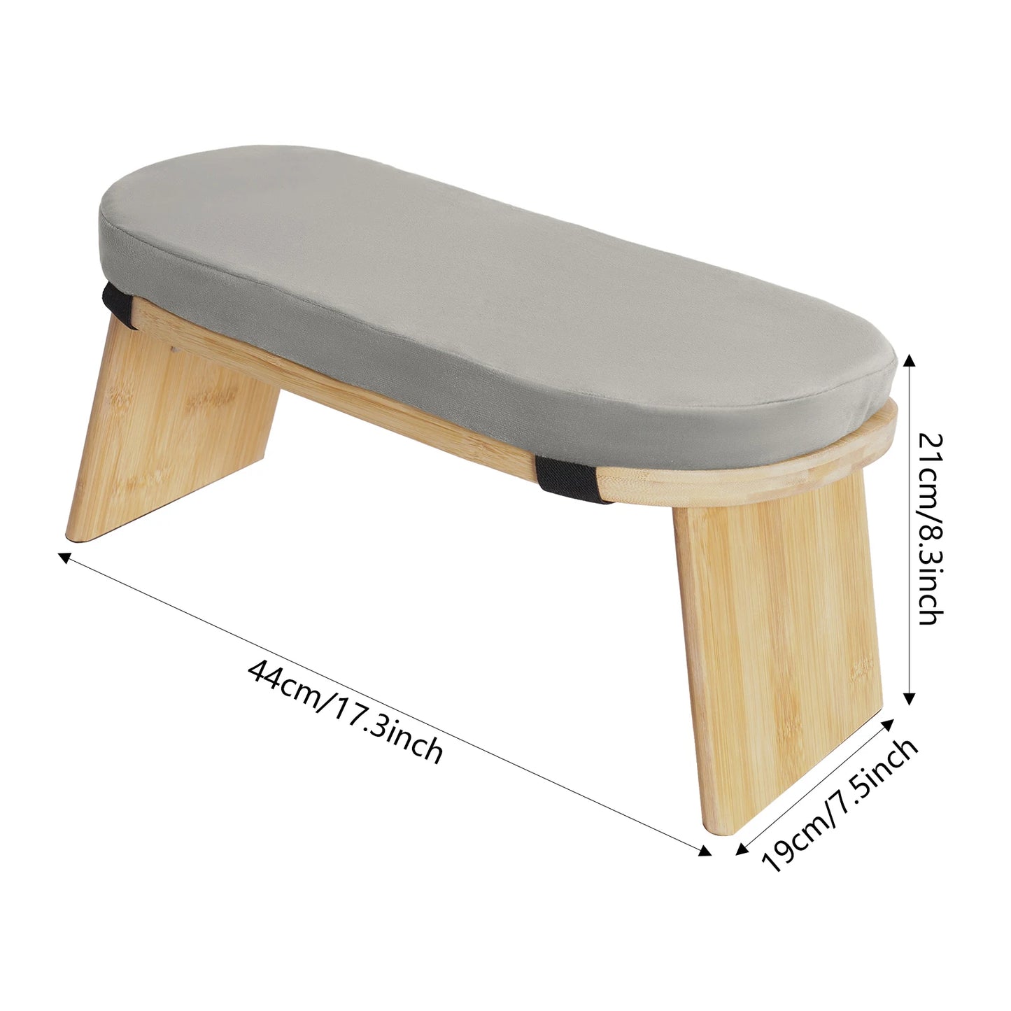 Bymaocar Foldable Meditation Bench Kneeling Stool for Home Yoga Prayer