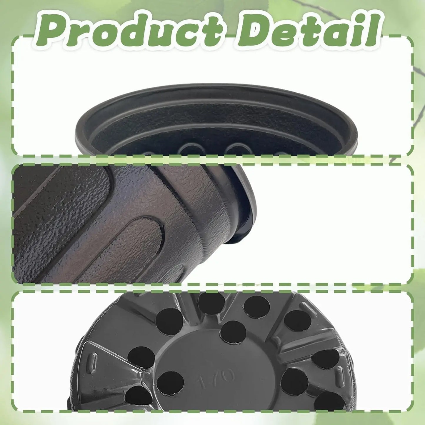 Plant Nursery Pots With Drainage Holes Pack For Seedlings And Transplants