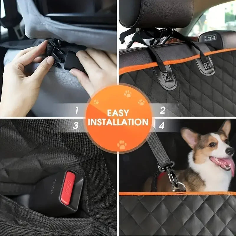 Dog Car Seat Cover Waterproof Hammock for Cars and Trucks