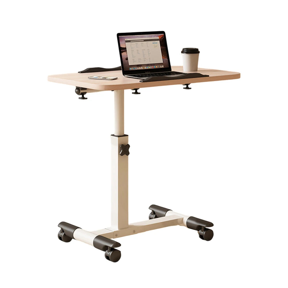 TWISTER.CK Overbed Table Adjustable Height Laptop Desk On Wheels