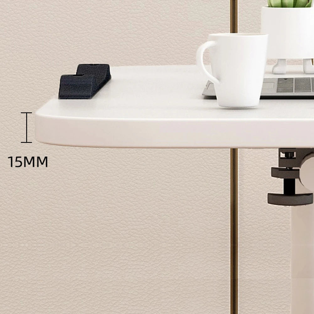TWISTER.CK Overbed Table Adjustable Height Laptop Desk On Wheels