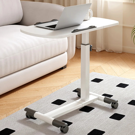 TWISTER.CK Overbed Table Adjustable Height Laptop Desk On Wheels
