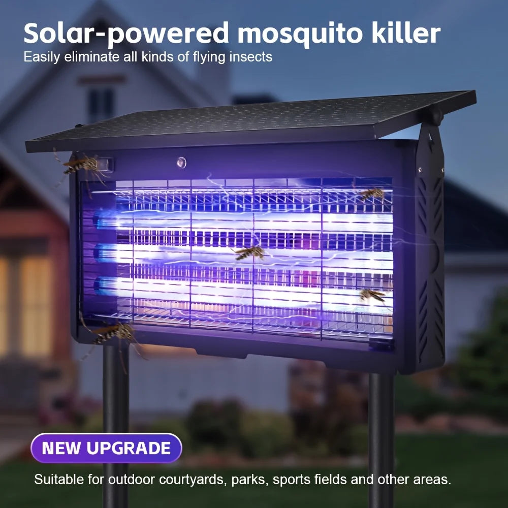 Outdoor Solar Mosquito Repellent Device And Insect Killer Lamp
