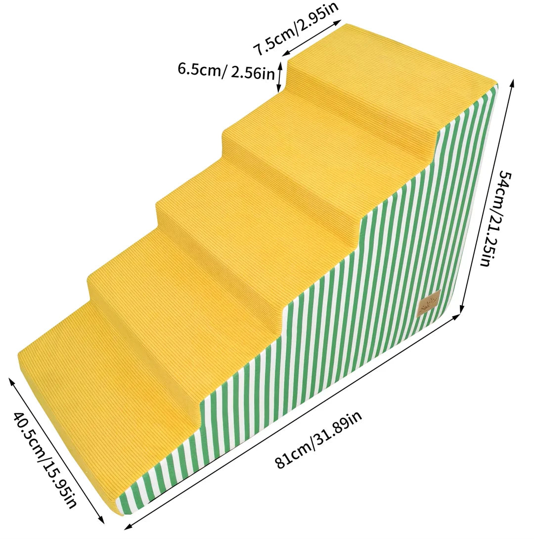 Dog Stairs Ramp Three To Five Steps High Density Foam