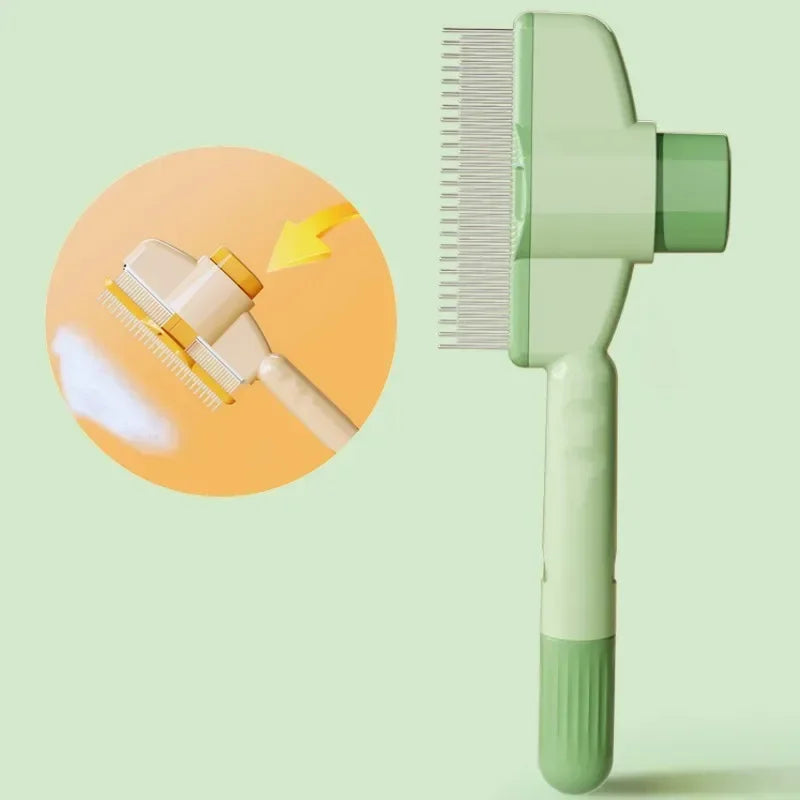 Self Cleaning Dog Comb Cat Grooming Brush for Pet Hair