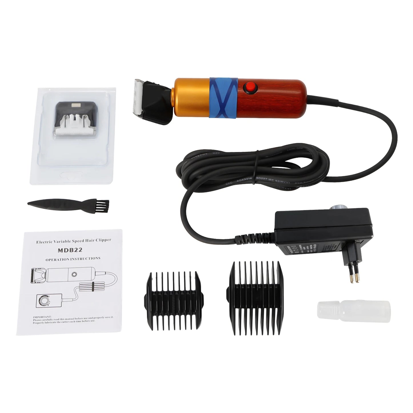Low Noise Pet Hair Clipper With High Efficiency Motor