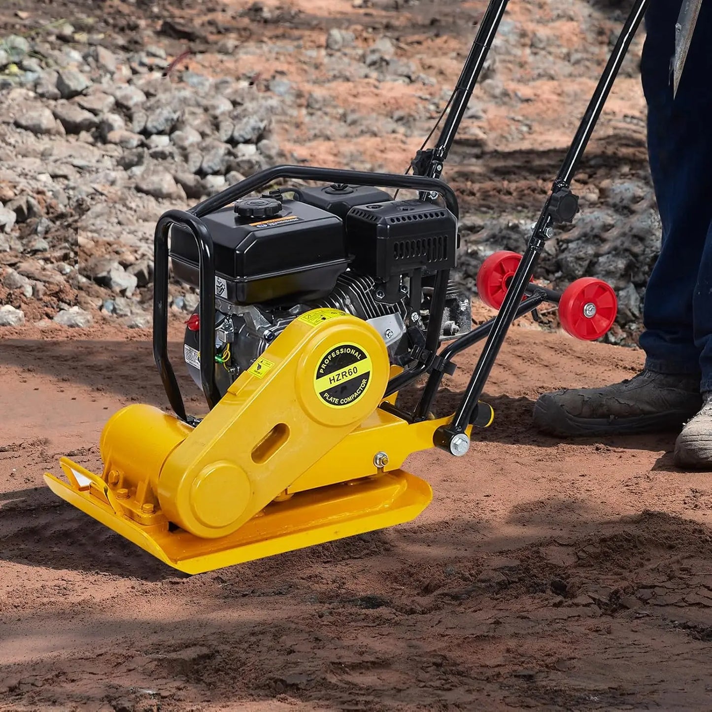 Twister.CK Plate Compactor 7HP Gas Engine 212cc 5600 VPM