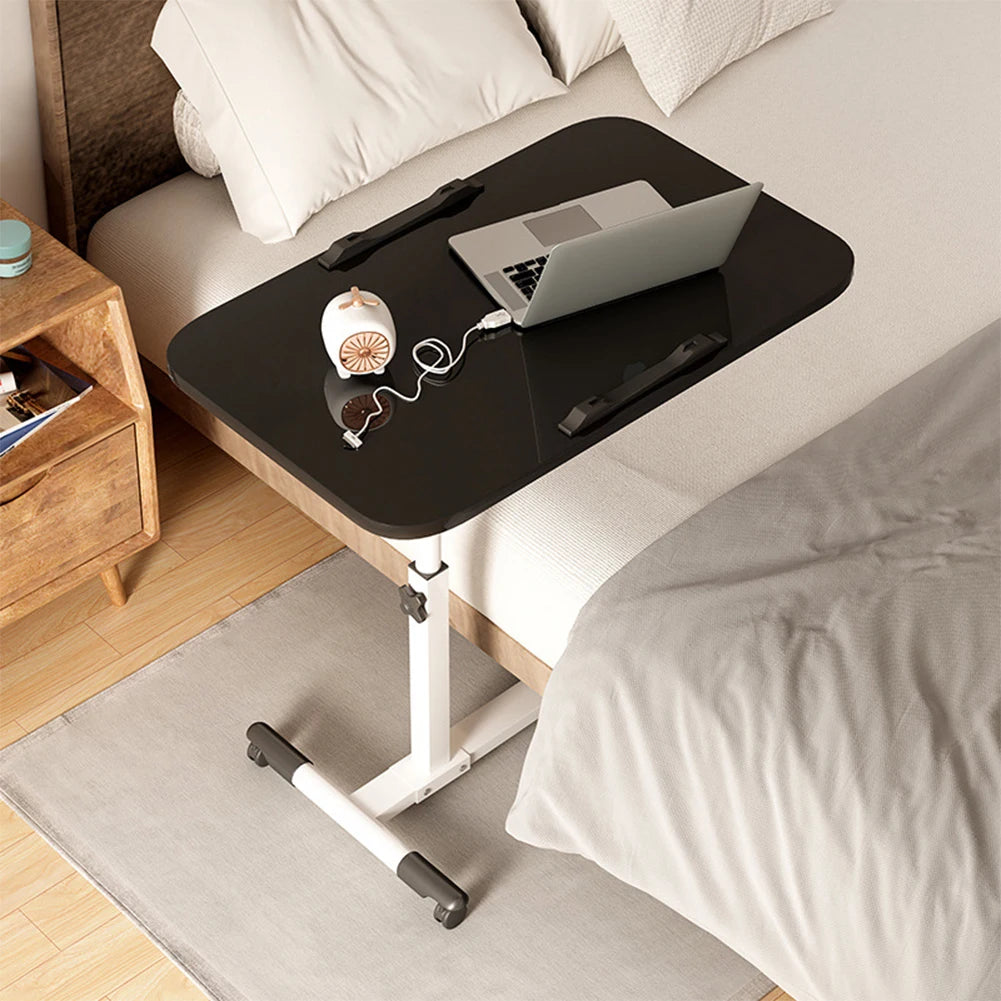 TWISTER.CK Overbed Table Adjustable Height Laptop Desk On Wheels