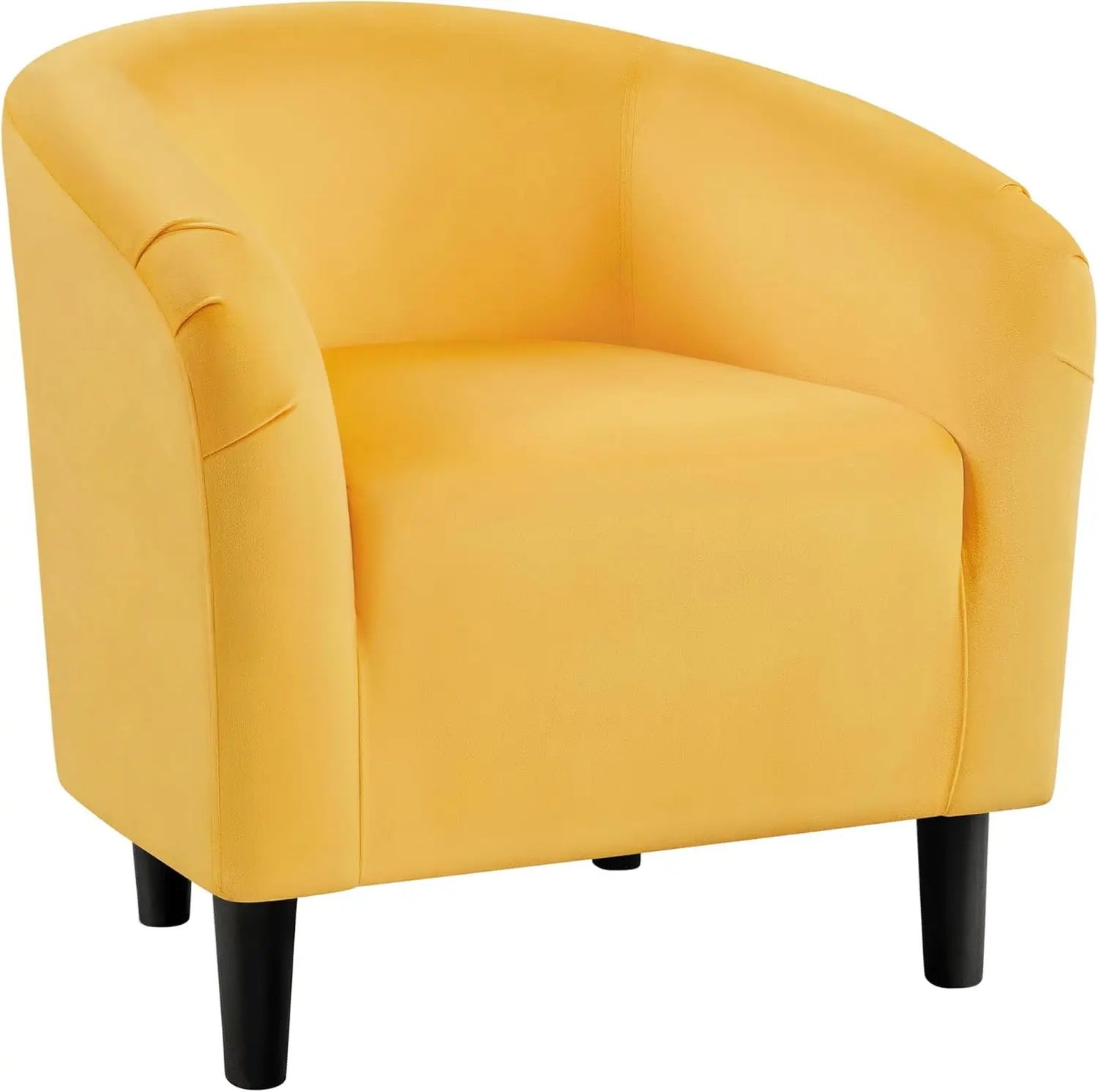 Barrel Chair Boucle Fabric Club Chair With Sherpa Padded Comfort Living Room