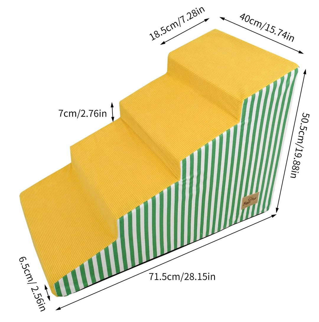 Dog Stairs Ramp Three To Five Steps High Density Foam