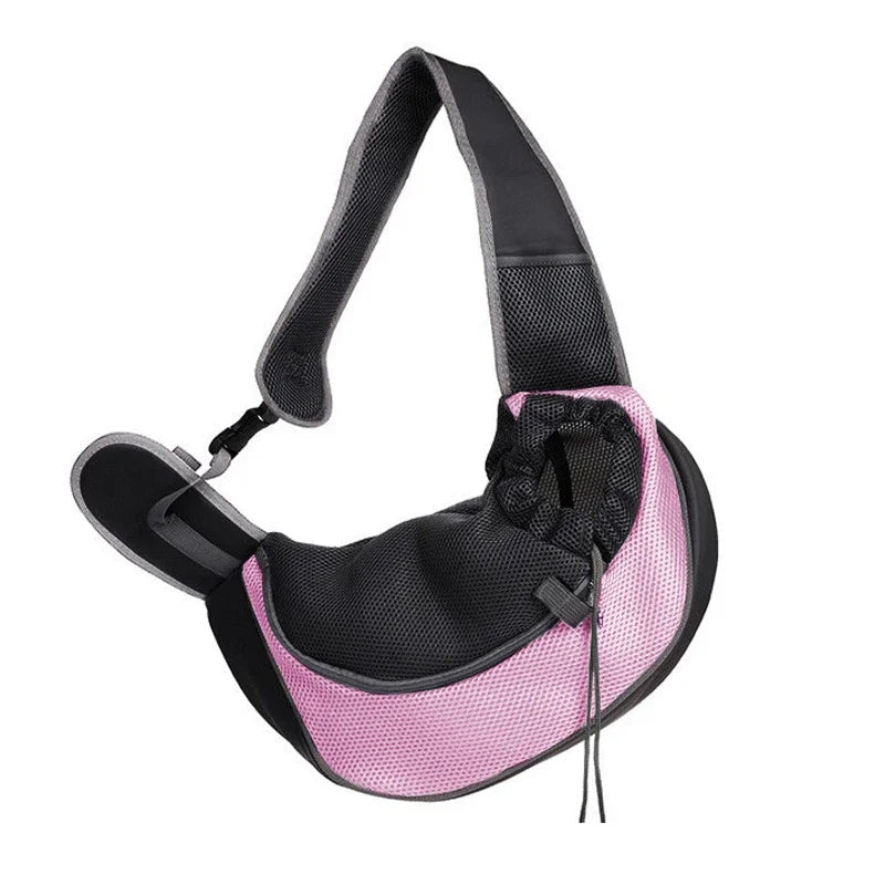 Pet Carrier Backpack For Cats And Dogs Crossbody Mesh Travel Bag