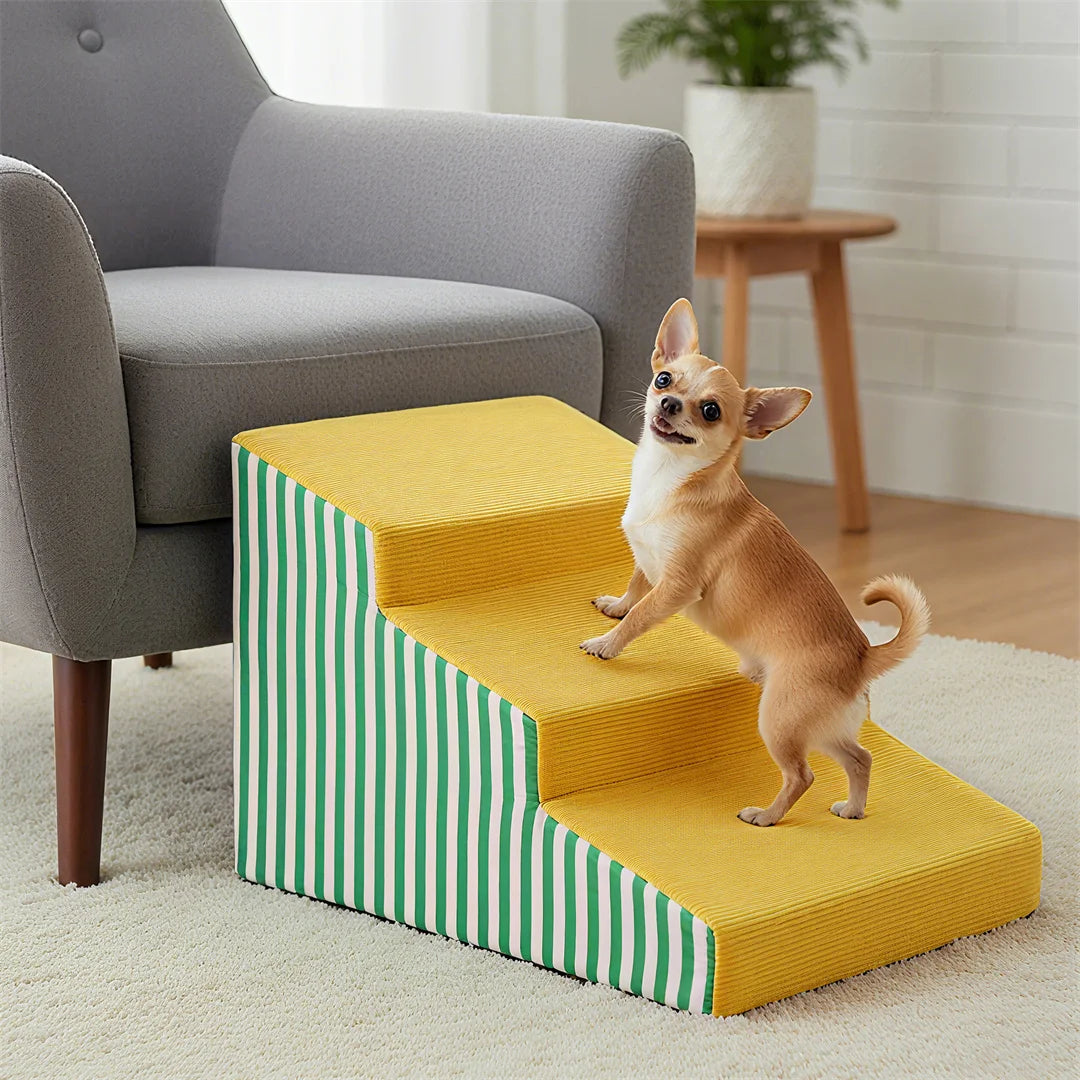 Dog Stairs Ramp Three To Five Steps High Density Foam
