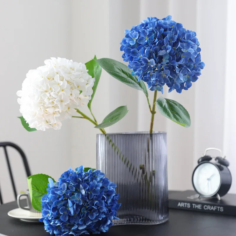 NONECN Silk Hydrangea Bouquet Artificial Flowers for Weddings and Events