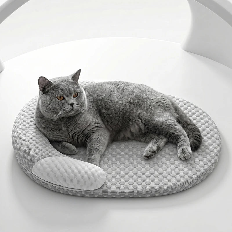 Ice Silk Cooling Pet Bed For Dogs And Cats Cushion