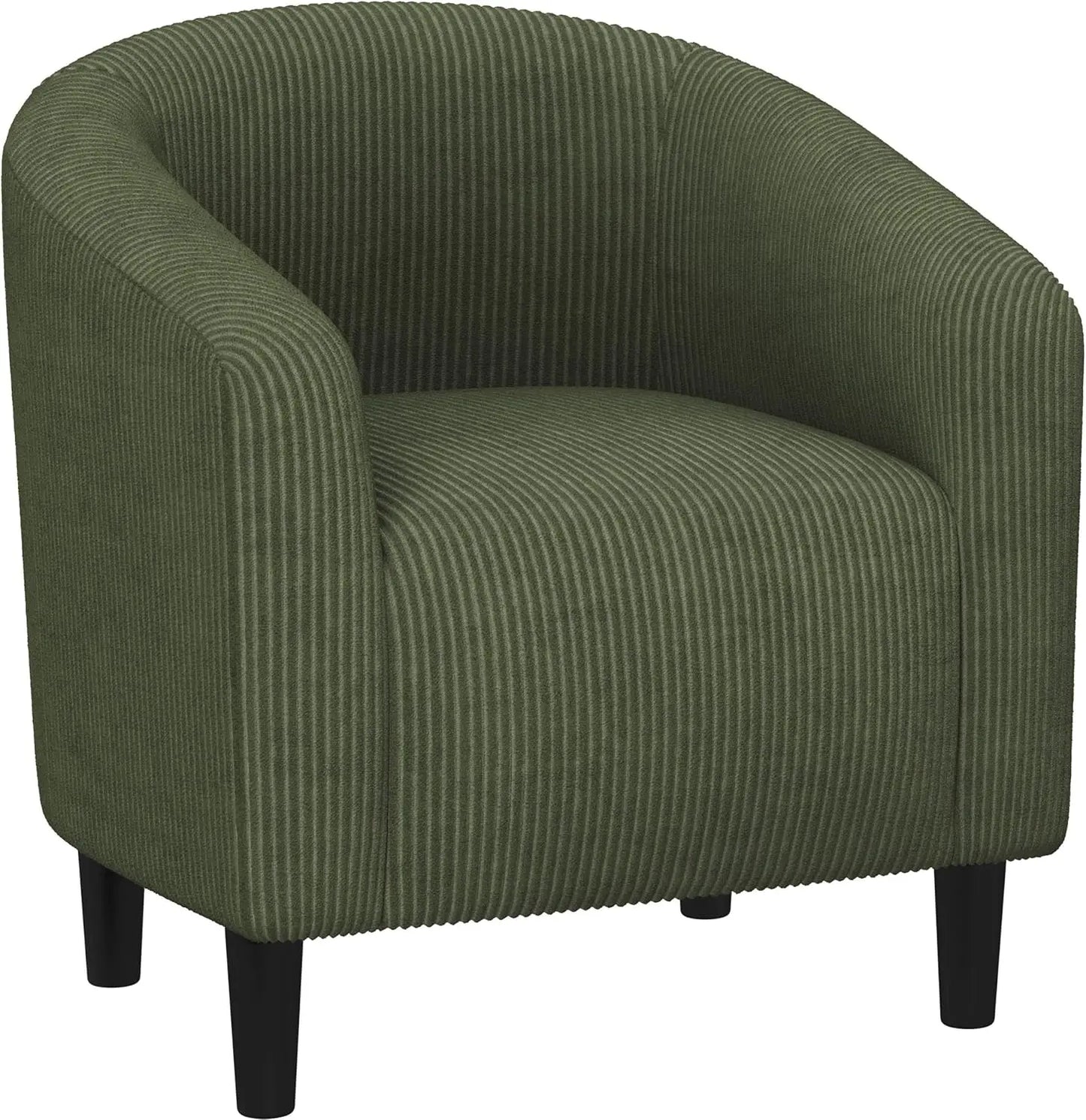 Barrel Chair Boucle Fabric Club Chair With Sherpa Padded Comfort Living Room