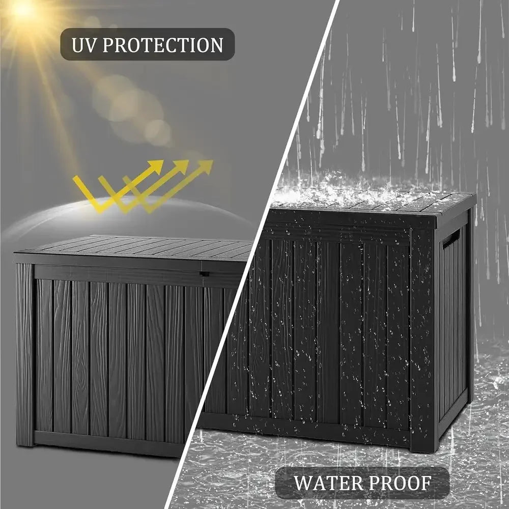 Waterproof UV Resistant Outdoor Storage Box for Deck and Pool