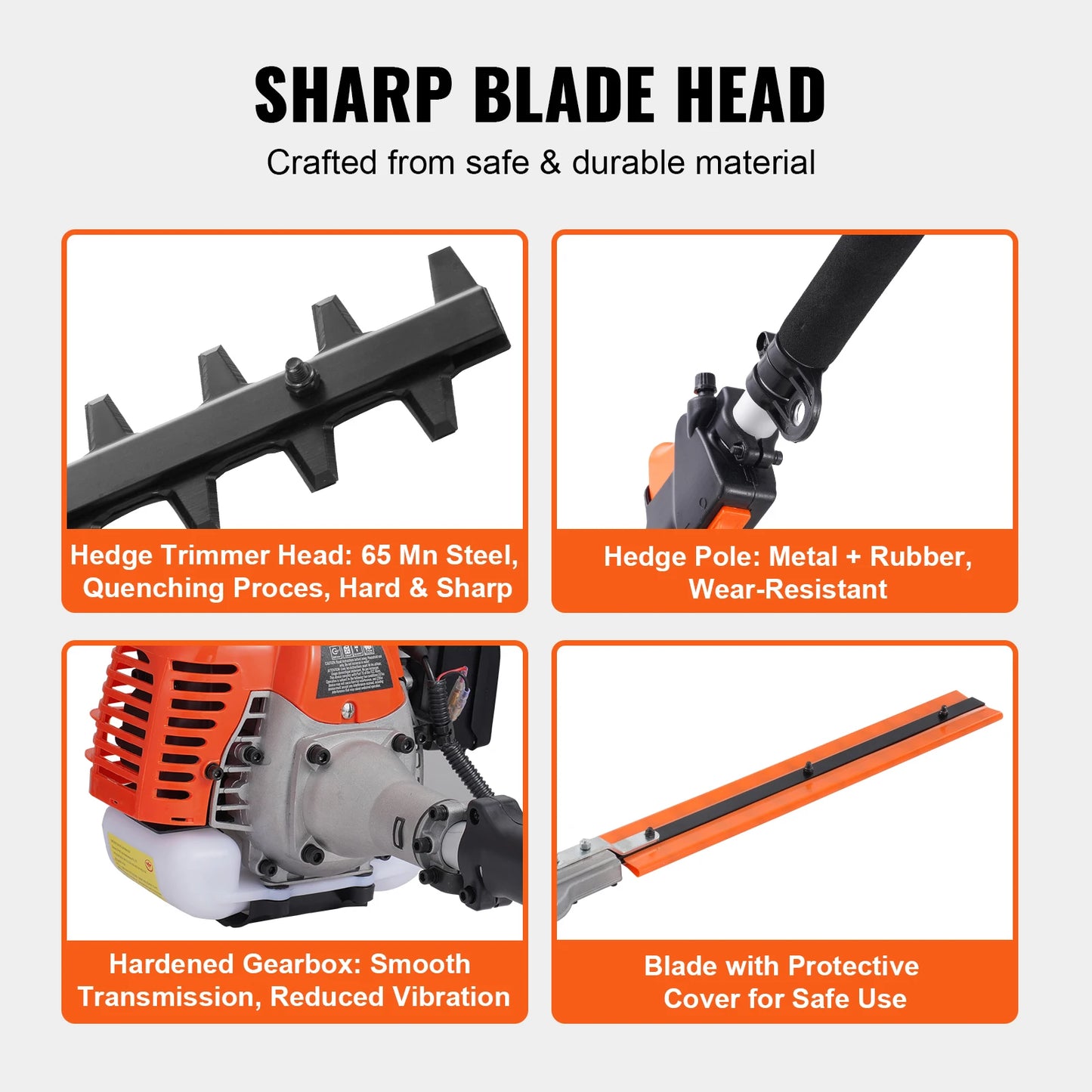 SucceBuy 26cc 5In1 Gas Hedge Trimmer And Multi Tool