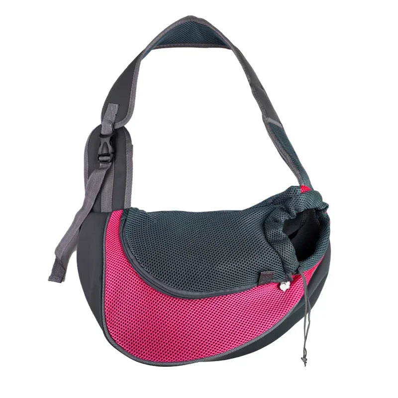 Pet Carrier Backpack For Cats And Dogs Crossbody Mesh Travel Bag